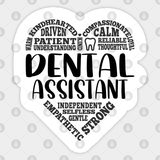 Dental Assistant Dentist Hygienist Dentistry Appreciation Sticker by HeroGifts